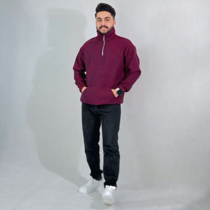 نیم زیپ پشمی کد ۴