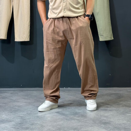 شلوار بگ لینن مردونه وستا