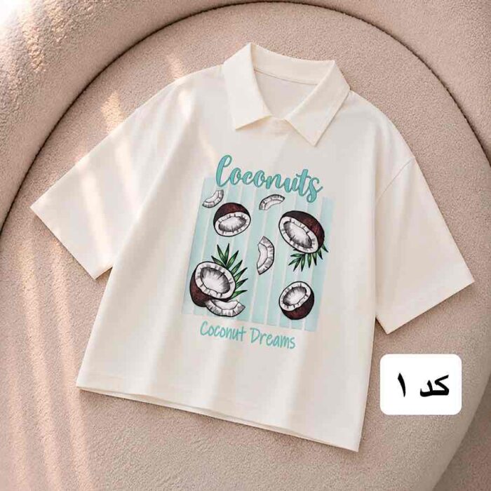 تیشرت یقه دار ترندی - Image 2