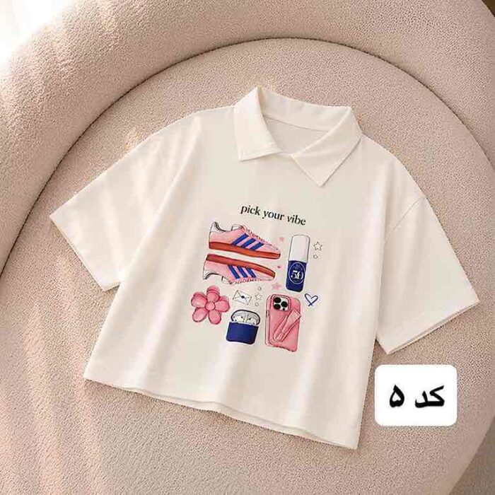 تیشرت یقه دار ترندی - Image 6